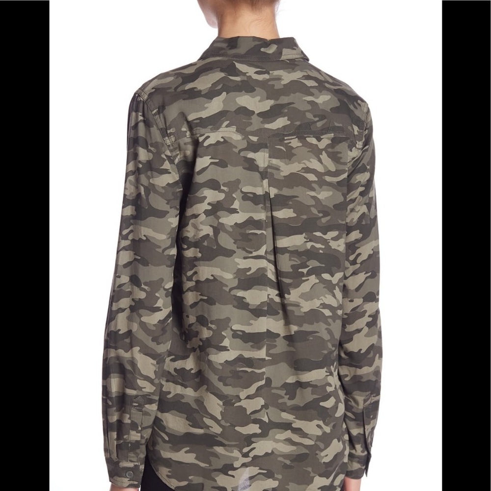 BeachLunchLounge Alana Camo Button Down S - Picture 2 of 6